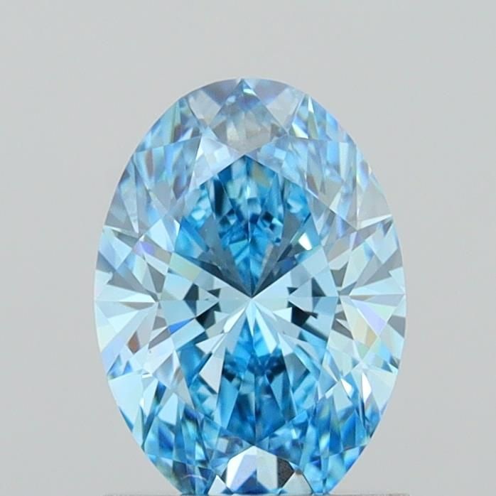 IGI Oval 1.24ct Fancy Vivid Blue VVS1 - Loose Lab Diamond: IGI Oval 1.24ct Fancy Vivid Blue VVS1 - Loose Lab Diamond Item Specifics: Source: This Is A Real Diamond Grown In A Lab Not Mined. Carat: 1.24 Cut: - Color: Fancy Vivid Blue Clarity: VVS1 Polish: EX S