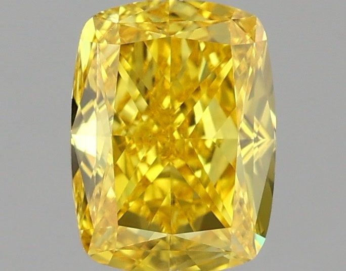 IGI Cushion Modified 1.02ct Fancy Vivid Yellow VVS2 - Loose Lab Diamond: IGI Cushion Modified 1.02ct Fancy Vivid Yellow VVS2 - Loose Lab Diamond Item Specifics: Source: This Is A Real Diamond Grown In A Lab Not Mined. Carat: 1.02 Cut: - Color: Fancy Vivid Yellow Clarity: V