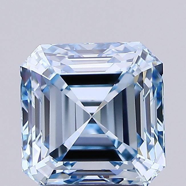 IGI Asscher 2.08ct Fancy Intense Blue VVS2 - Loose Lab Diamond: IGI Asscher 2.08ct Fancy Intense Blue VVS2 - Loose Lab Diamond Item Specifics: Source: This Is A Real Diamond Grown In A Lab Not Mined. Carat: 2.08 Cut: - Color: Fancy Intense Blue Clarity: VVS2 Polis