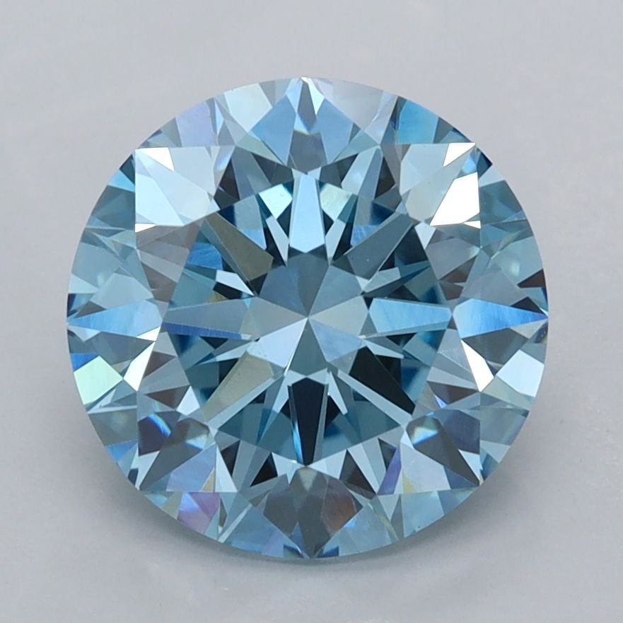 IGI Round 3.0ct Fancy Vivid Blue VVS2 - Ideal Loose Lab Diamond: IGI Round 3.0ct Fancy Vivid Blue VVS2 - Ideal Loose Lab Diamond Item Specifics: Source: This Is A Real Diamond Grown In A Lab Not Mined. Carat: 3.0 Cut: ID Color: Fancy Vivid Blue Clarity: VVS2 Polish