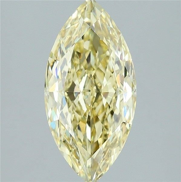 IGI Marquise 2.6ct Fancy Intense Yellow VVS2 - Loose Lab Diamond: IGI Marquise 2.6ct Fancy Intense Yellow VVS2 - Loose Lab Diamond Item Specifics: Source: This Is A Real Diamond Grown In A Lab Not Mined. Carat: 2.6 Cut: - Color: Fancy Intense Yellow Clarity: VVS2 Po