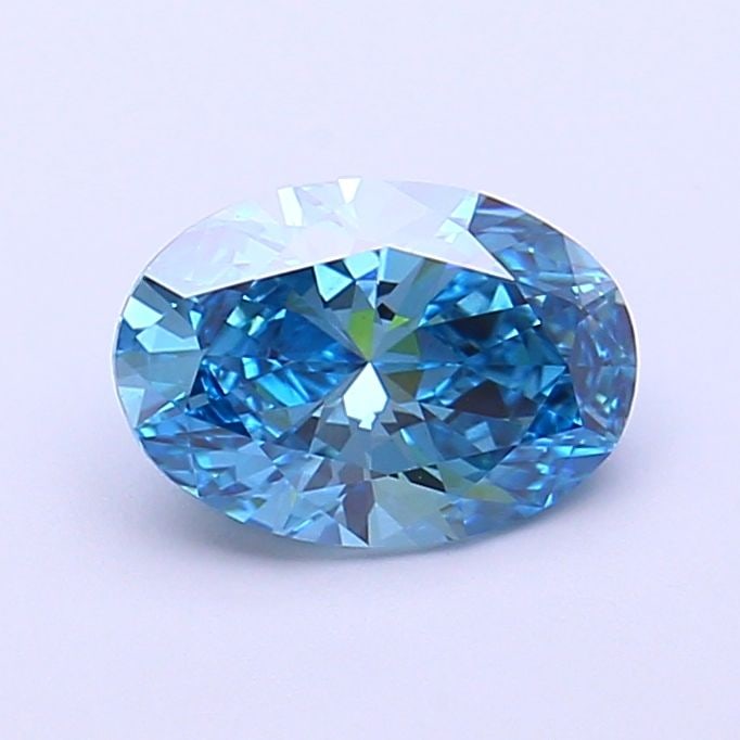 IGI Oval 1.29ct Fancy Vivid Blue VVS2 - Loose Lab Diamond: IGI Oval 1.29ct Fancy Vivid Blue VVS2 - Loose Lab Diamond Item Specifics: Source: This Is A Real Diamond Grown In A Lab Not Mined. Carat: 1.29 Cut: - Color: Fancy Vivid Blue Clarity: VVS2 Polish: EX S