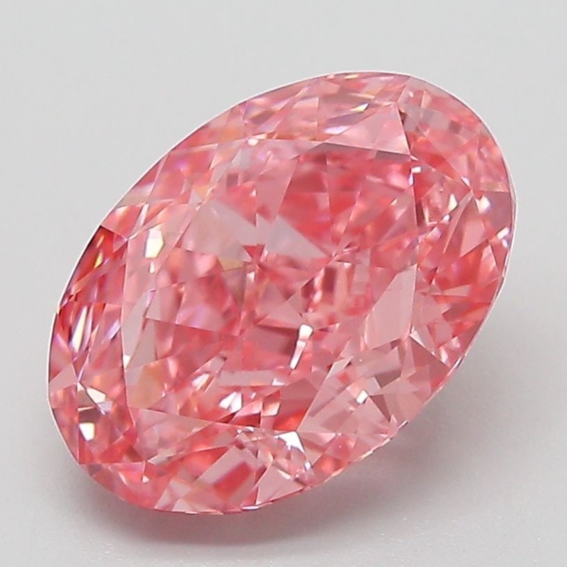 IGI Oval 3.17ct Fancy Vivid Pink VVS2 - Loose Lab Diamond: IGI Oval 3.17ct Fancy Vivid Pink VVS2 - Loose Lab Diamond Item Specifics: Source: This Is A Real Diamond Grown In A Lab Not Mined. Carat: 3.17 Cut: - Color: Fancy Vivid Pink Clarity: VVS2 Polish: EX S