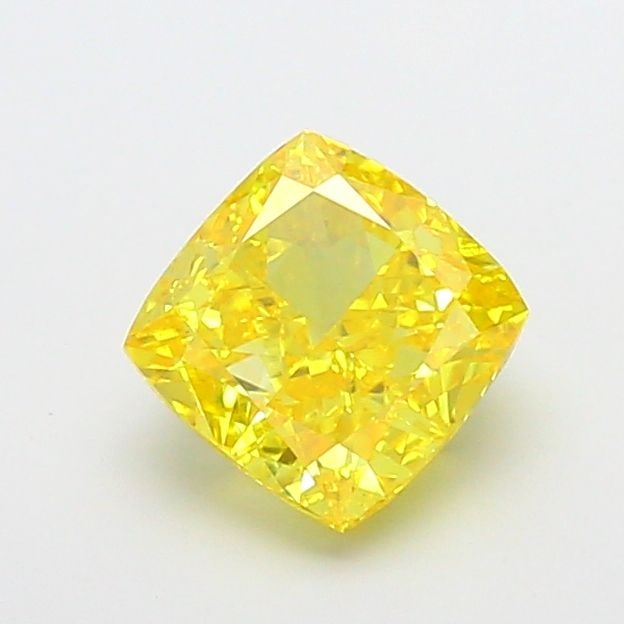 Cushion Brilliant 2.13ct Fancy Vivid Yellow VVS2 - Loose Lab Diamond: Cushion Brilliant 2.13ct Fancy Vivid Yellow VVS2 - Loose Lab Diamond Item Specifics: Source: This Is A Real Diamond Grown In A Lab Not Mined. Carat: 2.13 Cut: - Color: Fancy Vivid Yellow Clarity: