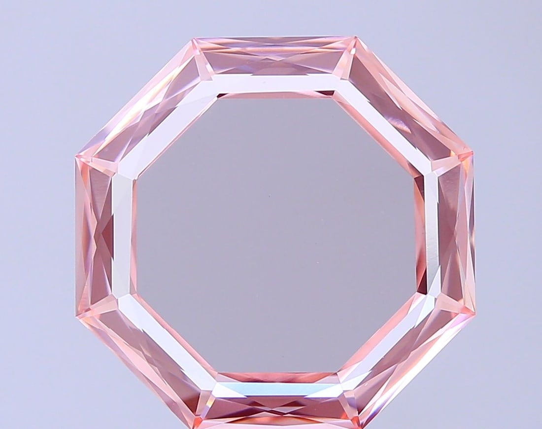 IGI Octagonal 11.3ct Fancy Pink VVS2 - Loose Lab Diamond: IGI Octagonal 11.3ct Fancy Pink VVS2 - Loose Lab Diamond Item Specifics: Source: This Is A Real Diamond Grown In A Lab Not Mined. Carat: 11.3 Cut: - Color: Fancy Pink Clarity: VVS2 Polish: EX Symmetry