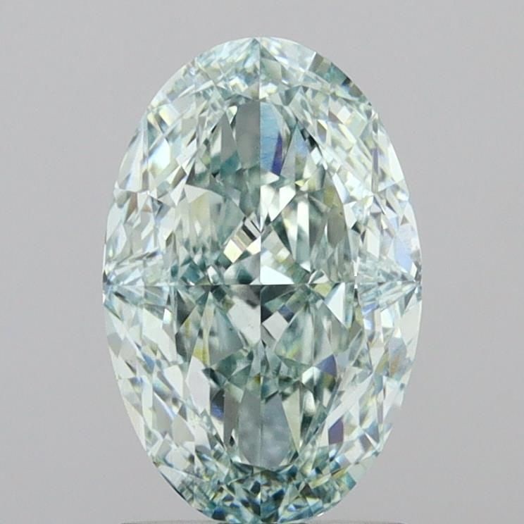 IGI Oval 2.11ct Fancy Intense Green VVS2 - Loose Lab Diamond: IGI Oval 2.11ct Fancy Intense Green VVS2 - Loose Lab Diamond Item Specifics: Source: This Is A Real Diamond Grown In A Lab Not Mined. Carat: 2.11 Cut: - Color: Fancy Intense Green Clarity: VVS2 Polish