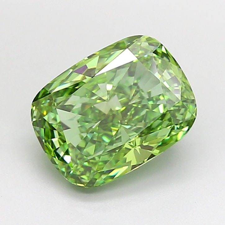 IGI Cushion Modified 3.08ct Fancy Vivid Green VVS1 - Loose Lab Diamond: IGI Cushion Modified 3.08ct Fancy Vivid Green VVS1 - Loose Lab Diamond Item Specifics: Source: This Is A Real Diamond Grown In A Lab Not Mined. Carat: 3.08 Cut: - Color: Fancy Vivid Green Clarity: VVS