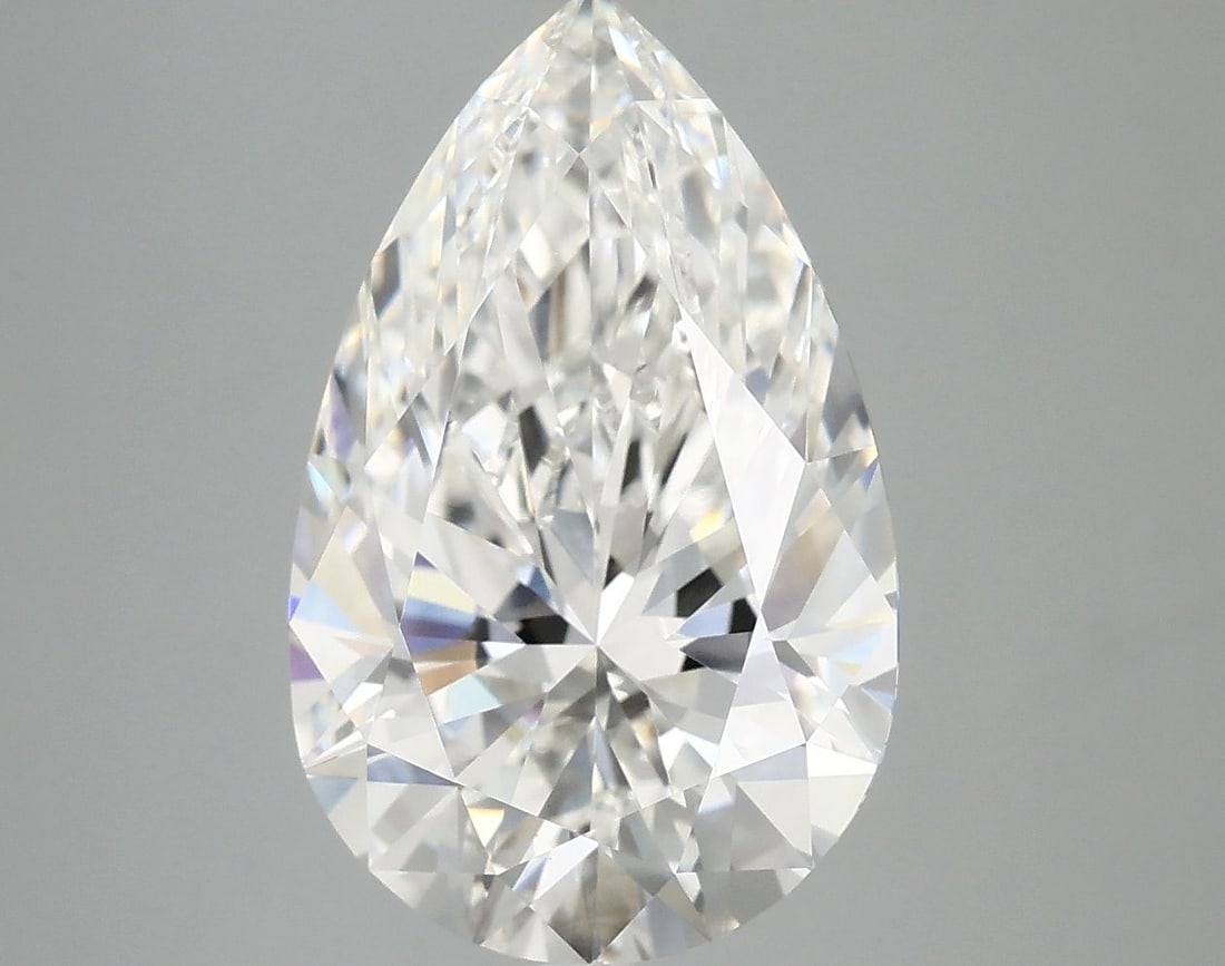 IGI Pear 5.07ct F VVS2 - Loose Lab Diamond: IGI Pear 5.07ct F VVS2 - Loose Lab Diamond Item Specifics: Source: This Is A Real Diamond Grown In A Lab Not Mined. Carat: 5.07 Cut: - Color: F Clarity: VVS2 Polish: EX Symmetry: EX Measurements: