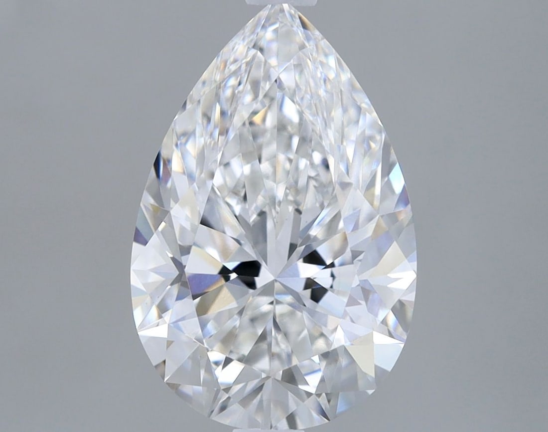 IGI Pear 2.27ct E VVS2 - Loose Lab Diamond: IGI Pear 2.27ct E VVS2 - Loose Lab Diamond Item Specifics: Source: This Is A Real Diamond Grown In A Lab Not Mined. Carat: 2.27 Cut: - Color: E Clarity: VVS2 Polish: EX Symmetry: EX Measurements: