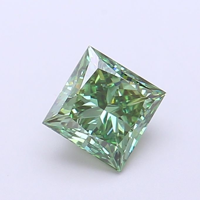 Princess 1.11ct Fancy Vivid Green VVS2 - Loose Lab Diamond: Princess 1.11ct Fancy Vivid Green VVS2 - Loose Lab Diamond Item Specifics: Source: This Is A Real Diamond Grown In A Lab Not Mined. Carat: 1.11 Cut: - Color: Fancy Vivid Green Clarity: VVS2 Polish: VG