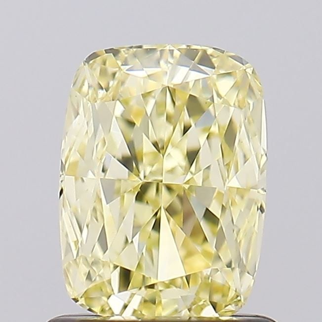 IGI Cushion Modified 1.01ct Fancy Yellow VVS2 - Loose Lab Diamond: IGI Cushion Modified 1.01ct Fancy Yellow VVS2 - Loose Lab Diamond Item Specifics: Source: This Is A Real Diamond Grown In A Lab Not Mined. Carat: 1.01 Cut: - Color: Fancy Yellow Clarity: VVS2 Polish: 