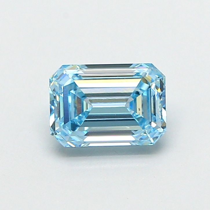 IGI Emerald 1.09ct Fancy Vivid Blue VVS2 - Loose Lab Diamond: IGI Emerald 1.09ct Fancy Vivid Blue VVS2 - Loose Lab Diamond Item Specifics: Source: This Is A Real Diamond Grown In A Lab Not Mined. Carat: 1.09 Cut: - Color: Fancy Vivid Blue Clarity: VVS2 Polish: E