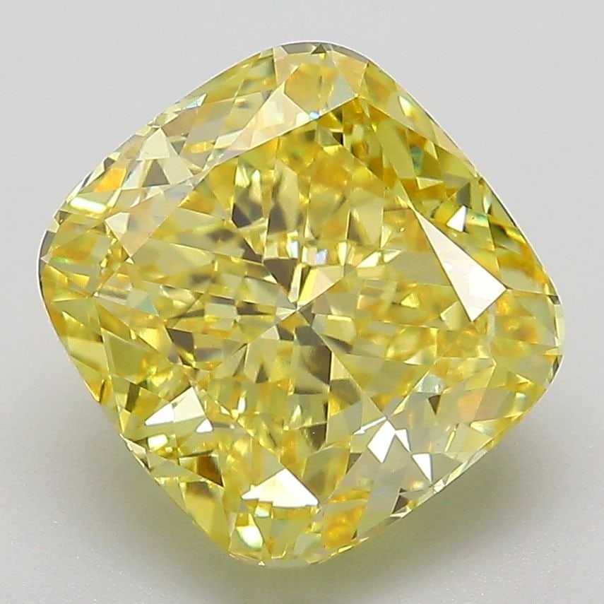 IGI Cushion Modified 4.23ct Fancy Vivid Yellow VVS2 - Loose Lab Diamond: IGI Cushion Modified 4.23ct Fancy Vivid Yellow VVS2 - Loose Lab Diamond Item Specifics: Source: This Is A Real Diamond Grown In A Lab Not Mined. Carat: 4.23 Cut: - Color: Fancy Vivid Yellow Clarity: V