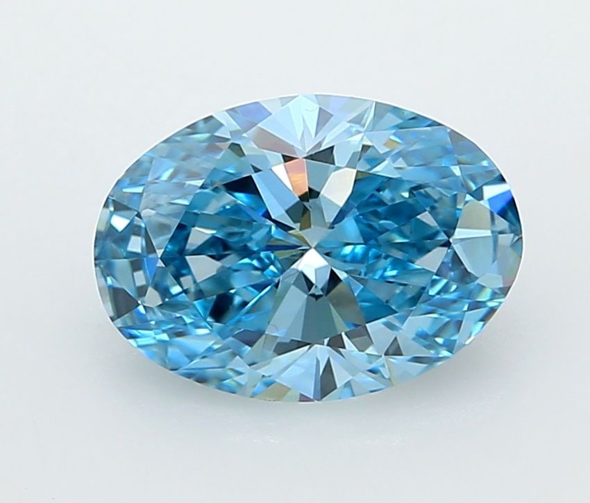 IGI Oval 2.0ct Fancy Vivid Blue VVS2 - Loose Lab Diamond: IGI Oval 2.0ct Fancy Vivid Blue VVS2 - Loose Lab Diamond Item Specifics: Source: This Is A Real Diamond Grown In A Lab Not Mined. Carat: 2.0 Cut: - Color: Fancy Vivid Blue Clarity: VVS2 Polish: EX Sym