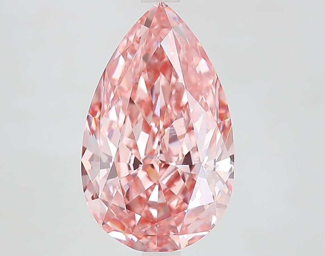 IGI Pear 4.66ct Fancy Vivid Pink VVS2 - Loose Lab Diamond: IGI Pear 4.66ct Fancy Vivid Pink VVS2 - Loose Lab Diamond Item Specifics: Source: This Is A Real Diamond Grown In A Lab Not Mined. Carat: 4.66 Cut: - Color: Fancy Vivid Pink Clarity: VVS2 Polish: EX