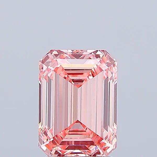 IGI Emerald 3.07ct Fancy Vivid Pink VVS2 - Loose Lab Diamond: IGI Emerald 3.07ct Fancy Vivid Pink VVS2 - Loose Lab Diamond Item Specifics: Source: This Is A Real Diamond Grown In A Lab Not Mined. Carat: 3.07 Cut: - Color: Fancy Vivid Pink Clarity: VVS2 Polish: E