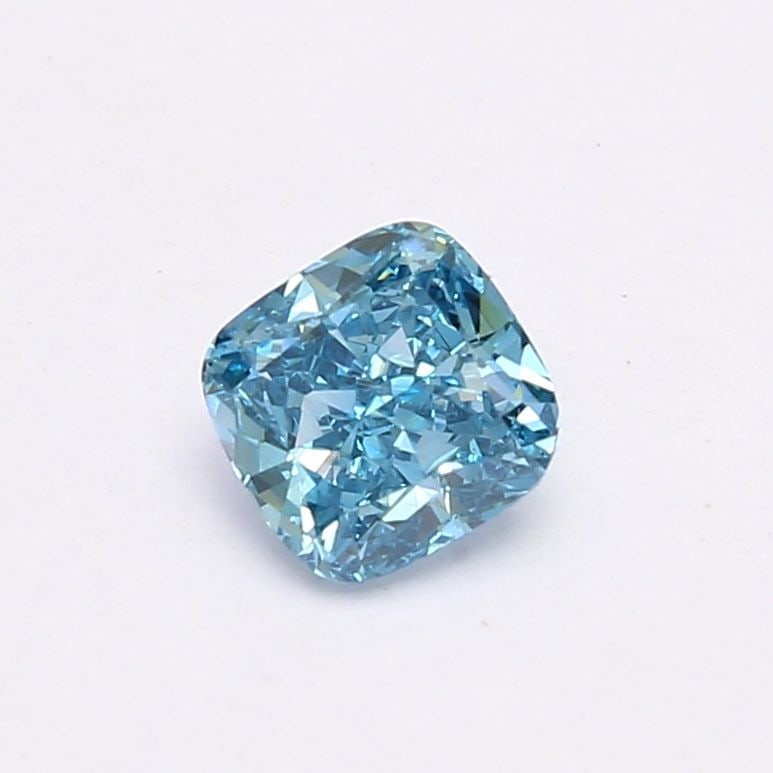 Cushion Brilliant 0.78ct Fancy Vivid Blue VVS2 - Loose Lab Diamond: Cushion Brilliant 0.78ct Fancy Vivid Blue VVS2 - Loose Lab Diamond Item Specifics: Source: This Is A Real Diamond Grown In A Lab Not Mined. Carat: 0.78 Cut: - Color: Fancy Vivid Blue Clarity: VVS2 Pol