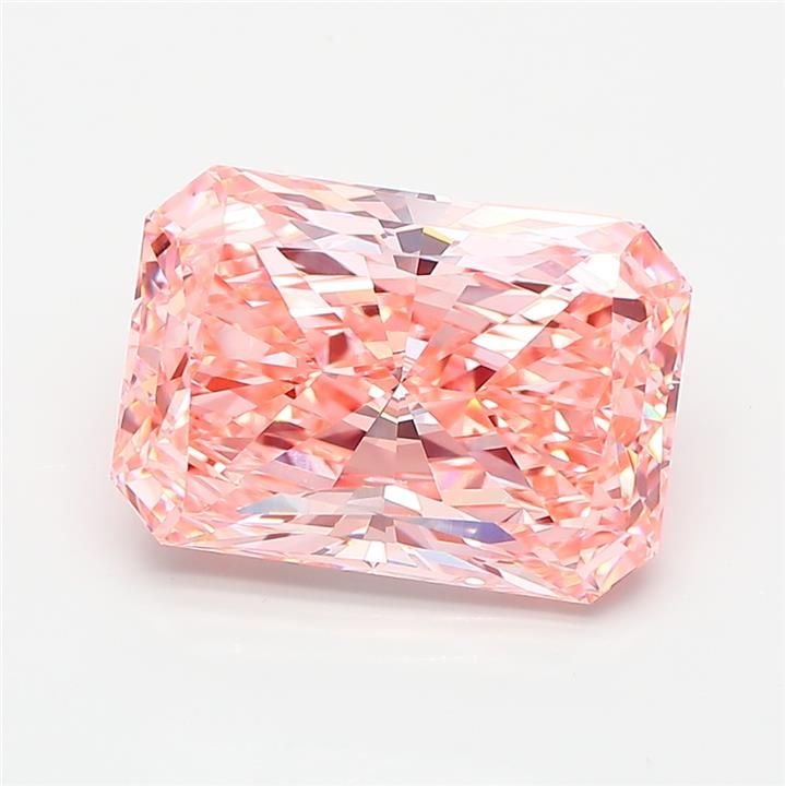 IGI Radiant 5.03ct Fancy Vivid Pink VVS2 - Loose Lab Diamond: IGI Radiant 5.03ct Fancy Vivid Pink VVS2 - Loose Lab Diamond Item Specifics: Source: This Is A Real Diamond Grown In A Lab Not Mined. Carat: 5.03 Cut: - Color: Fancy Vivid Pink Clarity: VVS2 Polish: E