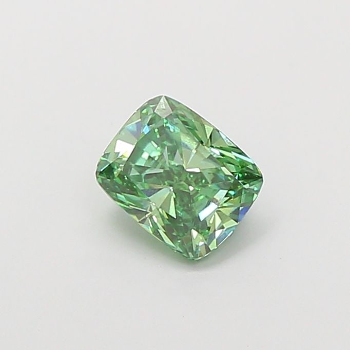 IGI Cushion Modified 1.06ct Fancy Vivid Green VVS2 - Loose Lab Diamond: IGI Cushion Modified 1.06ct Fancy Vivid Green VVS2 - Loose Lab Diamond Item Specifics: Source: This Is A Real Diamond Grown In A Lab Not Mined. Carat: 1.06 Cut: - Color: Fancy Vivid Green Clarity: VVS