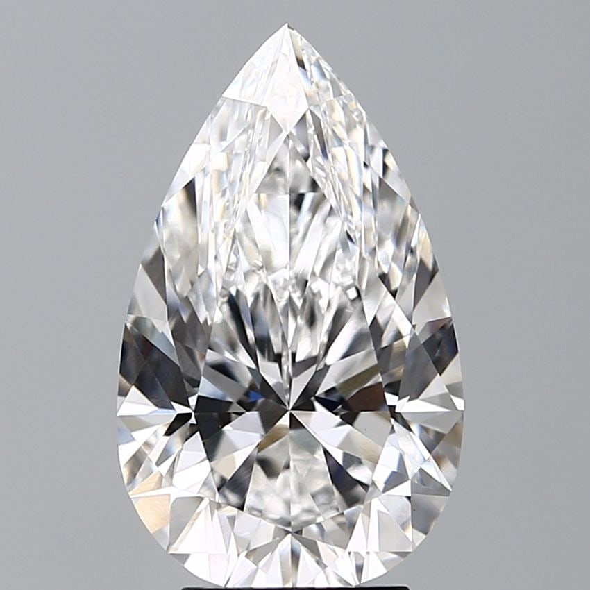 IGI Pear 4.03ct E VVS2 - Loose Lab Diamond: IGI Pear 4.03ct E VVS2 - Loose Lab Diamond Item Specifics: Source: This Is A Real Diamond Grown In A Lab Not Mined. Carat: 4.03 Cut: - Color: E Clarity: VVS2 Polish: EX Symmetry: EX Measurements: 14.5