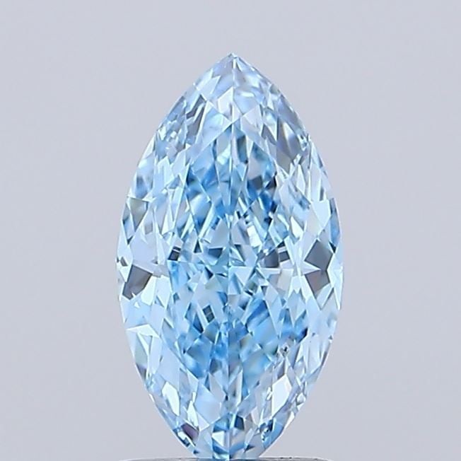 IGI Marquise 1.53ct Fancy Vivid Blue VVS2 - Loose Lab Diamond: IGI Marquise 1.53ct Fancy Vivid Blue VVS2 - Loose Lab Diamond Item Specifics: Source: This Is A Real Diamond Grown In A Lab Not Mined. Carat: 1.53 Cut: - Color: Fancy Vivid Blue Clarity: VVS2 Polish: