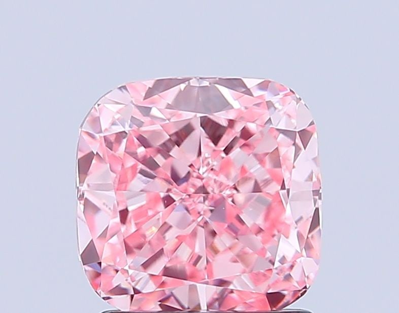 IGI Cushion Modified 1.52ct Fancy Vivid Pink VVS2 - Loose Lab Diamond: IGI Cushion Modified 1.52ct Fancy Vivid Pink VVS2 - Loose Lab Diamond Item Specifics: Source: This Is A Real Diamond Grown In A Lab Not Mined. Carat: 1.52 Cut: - Color: Fancy Vivid Pink Clarity: VVS2