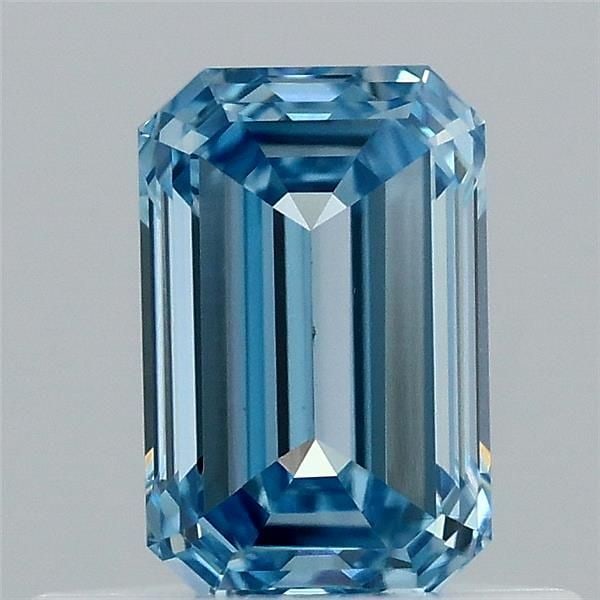 IGI Emerald 0.55ct Fancy Vivid Blue VVS2 - Loose Lab Diamond: IGI Emerald 0.55ct Fancy Vivid Blue VVS2 - Loose Lab Diamond Item Specifics: Source: This Is A Real Diamond Grown In A Lab Not Mined. Carat: 0.55 Cut: - Color: Fancy Vivid Blue Clarity: VVS2 Polish: V