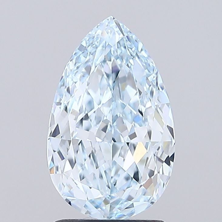 IGI Pear 2.15ct Fancy Intense Blue VVS2 - Loose Lab Diamond: IGI Pear 2.15ct Fancy Intense Blue VVS2 - Loose Lab Diamond Item Specifics: Source: This Is A Real Diamond Grown In A Lab Not Mined. Carat: 2.15 Cut: - Color: Fancy Intense Blue Clarity: VVS2 Polish: 