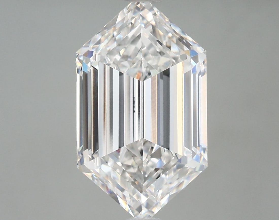 IGI Hexagonal 3.82ct E VVS2 - Loose Lab Diamond: IGI Hexagonal 3.82ct E VVS2 - Loose Lab Diamond Item Specifics: Source: This Is A Real Diamond Grown In A Lab Not Mined. Carat: 3.82 Cut: - Color: E Clarity: VVS2 Polish: EX Symmetry: EX Measurements: