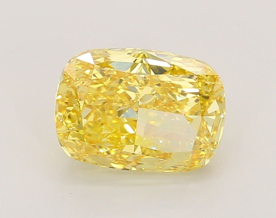 IGI Cushion Modified 2.56ct Fancy Vivid Yellow VVS2 - Loose Lab Diamond: IGI Cushion Modified 2.56ct Fancy Vivid Yellow VVS2 - Loose Lab Diamond Item Specifics: Source: This Is A Real Diamond Grown In A Lab Not Mined. Carat: 2.56 Cut: - Color: Fancy Vivid Yellow Clarity: