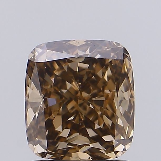 IGI Cushion Modified 1.27ct Fancy Yellowish Brown VVS2 - Loose Lab Diamond: IGI Cushion Modified 1.27ct Fancy Yellowish Brown VVS2 - Loose Lab Diamond Item Specifics: Source: This Is A Real Diamond Grown In A Lab Not Mined. Carat: 1.27 Cut: - Color: Fancy Yellowish Brown Clar