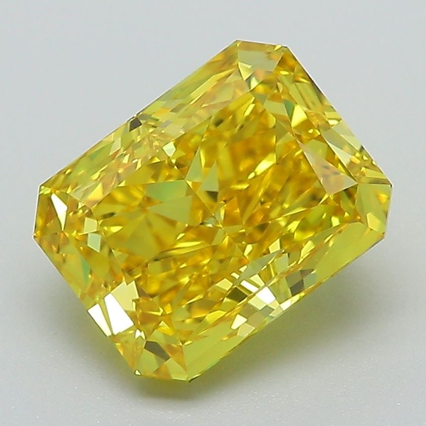 IGI Radiant 3.01ct Fancy Vivid Yellow VVS2 - Loose Lab Diamond: IGI Radiant 3.01ct Fancy Vivid Yellow VVS2 - Loose Lab Diamond Item Specifics: Source: This Is A Real Diamond Grown In A Lab Not Mined. Carat: 3.01 Cut: - Color: Fancy Vivid Yellow Clarity: VVS2 Polis