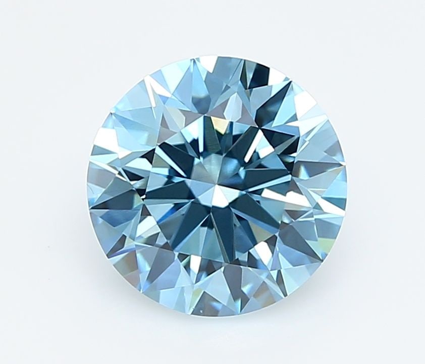 IGI Round 2.5ct Fancy Vivid Blue VVS2 - Ideal Loose Lab Diamond: IGI Round 2.5ct Fancy Vivid Blue VVS2 - Ideal Loose Lab Diamond Item Specifics: Source: This Is A Real Diamond Grown In A Lab Not Mined. Carat: 2.5 Cut: ID Color: Fancy Vivid Blue Clarity: VVS2 Polish