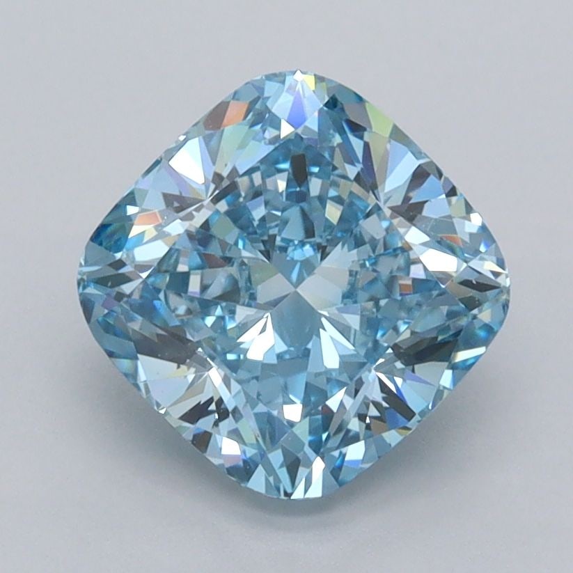 IGI Cushion Modified 2.02ct Fancy Vivid Blue VVS2 - Loose Lab Diamond: IGI Cushion Modified 2.02ct Fancy Vivid Blue VVS2 - Loose Lab Diamond Item Specifics: Source: This Is A Real Diamond Grown In A Lab Not Mined. Carat: 2.02 Cut: - Color: Fancy Vivid Blue Clarity: VVS2 