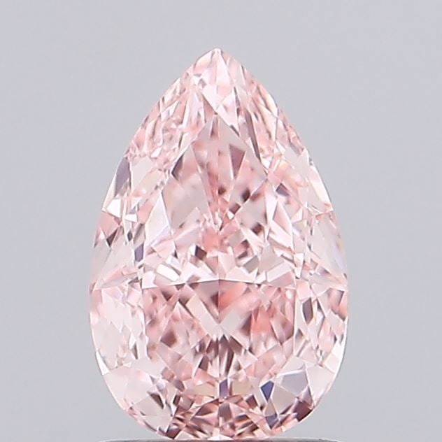 IGI Pear 1.1ct Fancy Vivid Pink VVS2 - Loose Lab Diamond (1 of 1)
