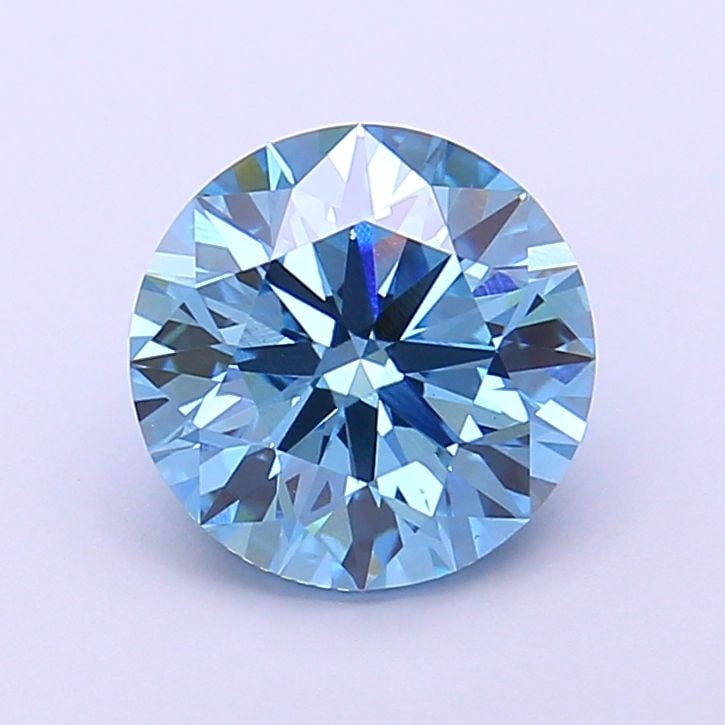 IGI Round 2.07ct Fancy Vivid Blue VVS2 - Ideal Loose Lab Diamond: IGI Round 2.07ct Fancy Vivid Blue VVS2 - Ideal Loose Lab Diamond Item Specifics: Source: This Is A Real Diamond Grown In A Lab Not Mined. Carat: 2.07 Cut: ID Color: Fancy Vivid Blue Clarity: VVS2 Poli