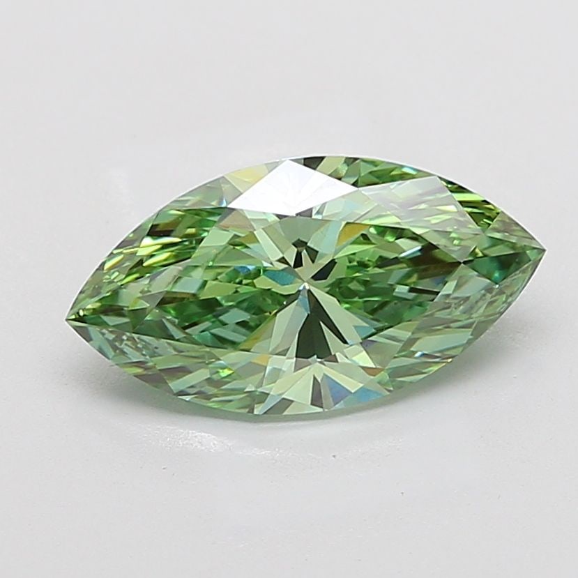 IGI Marquise 4.01ct Fancy Vivid Green VVS2 - Loose Lab Diamond: IGI Marquise 4.01ct Fancy Vivid Green VVS2 - Loose Lab Diamond Item Specifics: Source: This Is A Real Diamond Grown In A Lab Not Mined. Carat: 4.01 Cut: - Color: Fancy Vivid Green Clarity: VVS2 Polish