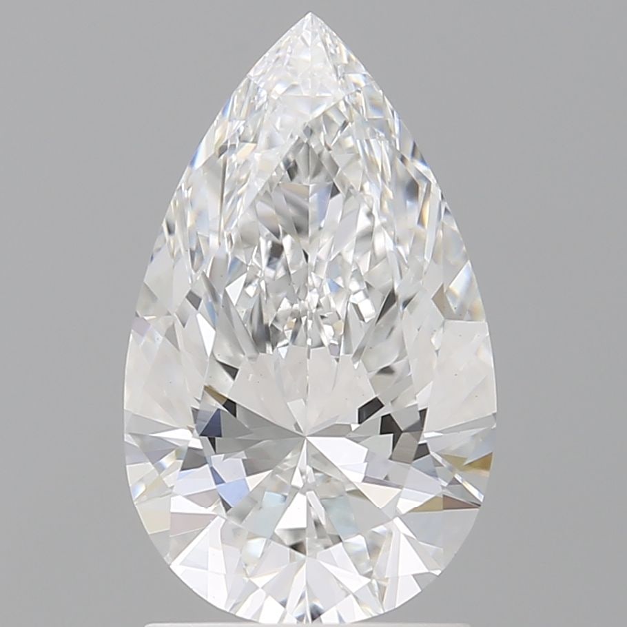 IGI Pear 1.93ct E VVS2 - Loose Lab Diamond: IGI Pear 1.93ct E VVS2 - Loose Lab Diamond Item Specifics: Source: This Is A Real Diamond Grown In A Lab Not Mined. Carat: 1.93 Cut: - Color: E Clarity: VVS2 Polish: EX Symmetry: EX Measurements: 11.4