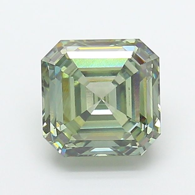 IGI Asscher 3.5ct Fancy Vivid Green VVS2 - Loose Lab Diamond: IGI Asscher 3.5ct Fancy Vivid Green VVS2 - Loose Lab Diamond Item Specifics: Source: This Is A Real Diamond Grown In A Lab Not Mined. Carat: 3.5 Cut: - Color: Fancy Vivid Green Clarity: VVS2 Polish: