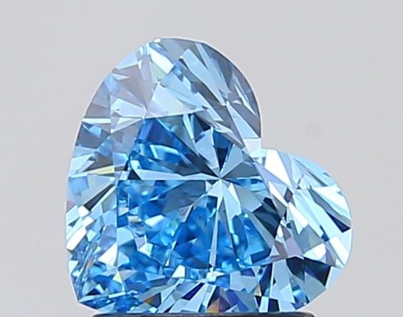 IGI Heart 1.51ct Fancy Vivid Blue VVS1 - Loose Lab Diamond: IGI Heart 1.51ct Fancy Vivid Blue VVS1 - Loose Lab Diamond Item Specifics: Source: This Is A Real Diamond Grown In A Lab Not Mined. Carat: 1.51 Cut: - Color: Fancy Vivid Blue Clarity: VVS1 Polish: EX 