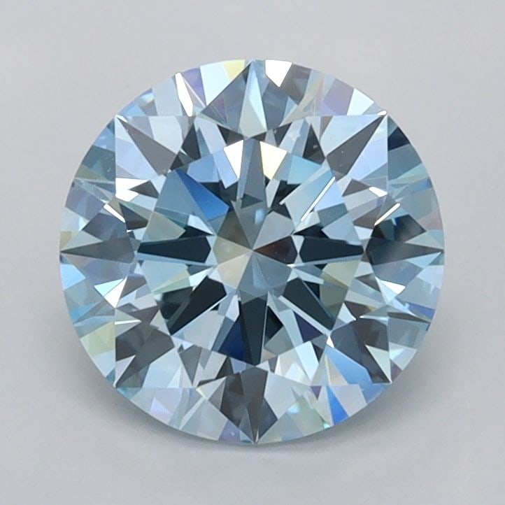 IGI Round 1.47ct Fancy Vivid Blue VVS2 - Ideal Loose Lab Diamond: IGI Round 1.47ct Fancy Vivid Blue VVS2 - Ideal Loose Lab Diamond Item Specifics: Source: This Is A Real Diamond Grown In A Lab Not Mined. Carat: 1.47 Cut: ID Color: Fancy Vivid Blue Clarity: VVS2 Poli