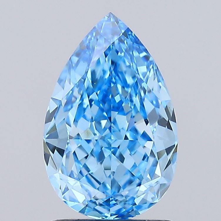 IGI Pear 1.72ct Fancy Vivid Blue VVS2 - Loose Lab Diamond: IGI Pear 1.72ct Fancy Vivid Blue VVS2 - Loose Lab Diamond Item Specifics: Source: This Is A Real Diamond Grown In A Lab Not Mined. Carat: 1.72 Cut: - Color: Fancy Vivid Blue Clarity: VVS2 Polish: EX S