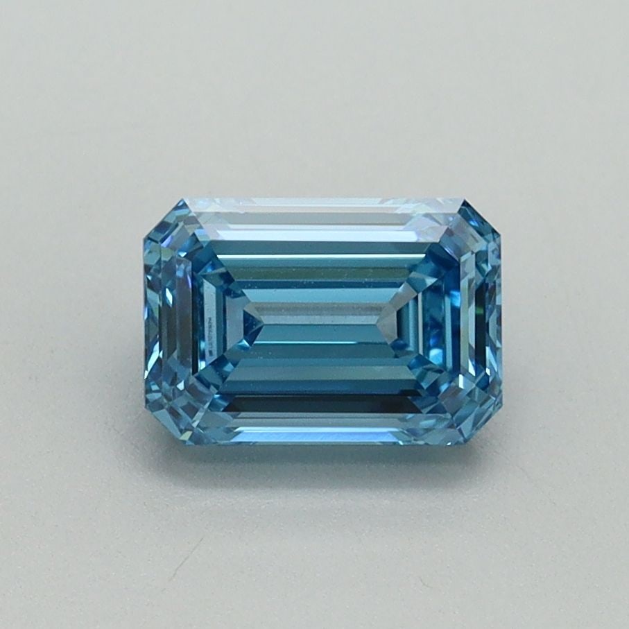 IGI Emerald 1.1ct Fancy Vivid Blue VVS2 - Loose Lab Diamond: IGI Emerald 1.1ct Fancy Vivid Blue VVS2 - Loose Lab Diamond Item Specifics: Source: This Is A Real Diamond Grown In A Lab Not Mined. Carat: 1.1 Cut: - Color: Fancy Vivid Blue Clarity: VVS2 Polish: EX 