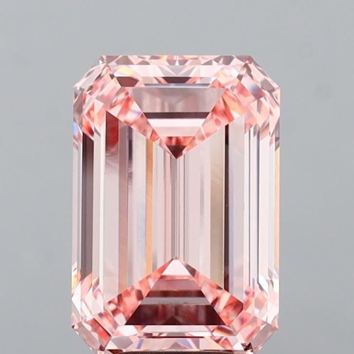 IGI Emerald 6.6ct Fancy Vivid Pink VVS2 - Loose Lab Diamond: IGI Emerald 6.6ct Fancy Vivid Pink VVS2 - Loose Lab Diamond Item Specifics: Source: This Is A Real Diamond Grown In A Lab Not Mined. Carat: 6.6 Cut: - Color: Fancy Vivid Pink Clarity: VVS2 Polish: EX 