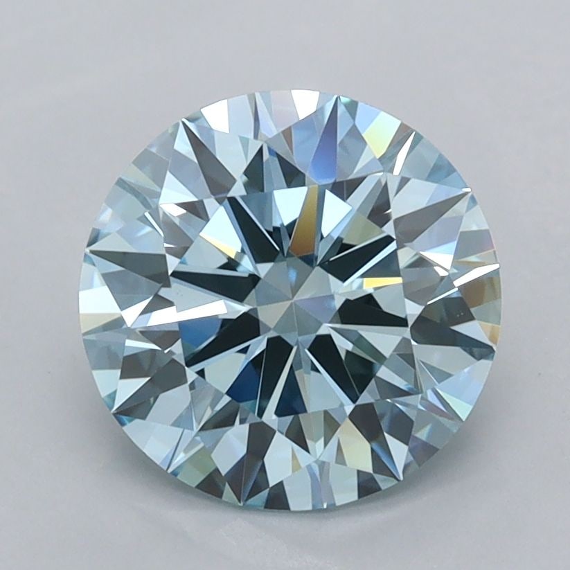 IGI Round 2.02ct Fancy Vivid Blue VVS1 - Ideal Loose Lab Diamond: IGI Round 2.02ct Fancy Vivid Blue VVS1 - Ideal Loose Lab Diamond Item Specifics: Source: This Is A Real Diamond Grown In A Lab Not Mined. Carat: 2.02 Cut: ID Color: Fancy Vivid Blue Clarity: VVS1 Poli