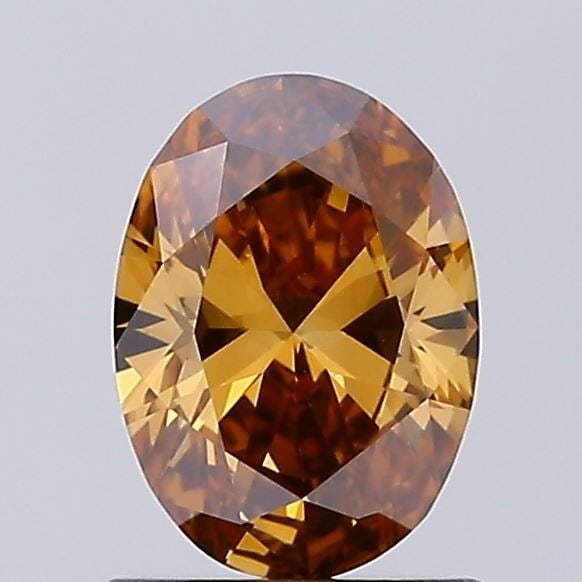 IGI Oval 0.82ct Fancy Orangey Brown VVS2 - Loose Lab Diamond: IGI Oval 0.82ct Fancy Orangey Brown VVS2 - Loose Lab Diamond Item Specifics: Source: This Is A Real Diamond Grown In A Lab Not Mined. Carat: 0.82 Cut: - Color: Fancy Orangey Brown Clarity: VVS2 Polish