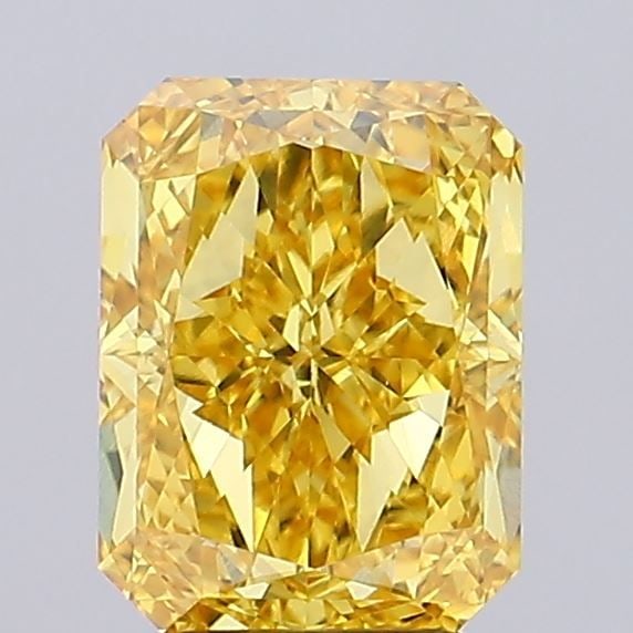 IGI Radiant 3.41ct Fancy Vivid Yellow VVS2 - Loose Lab Diamond (1 of 1)
