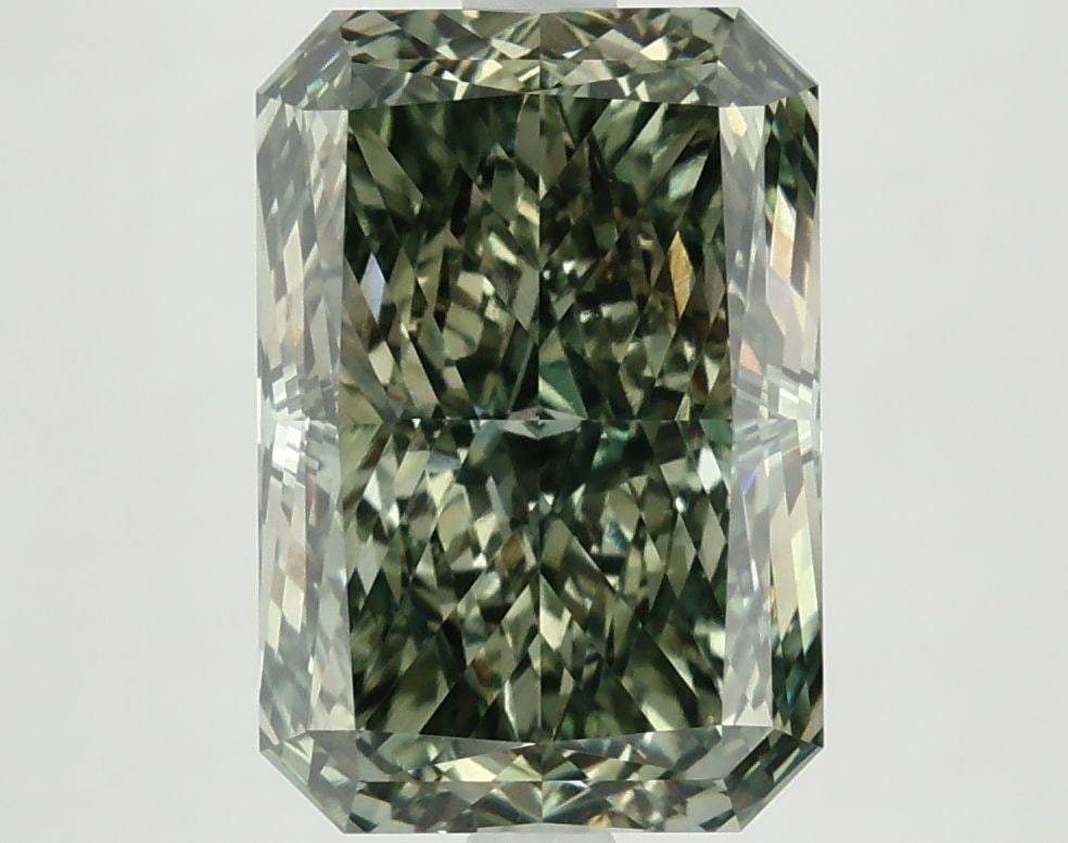 Radiant 5.11ct Fancy Vivid Green VVS2 - Loose Lab Diamond: Radiant 5.11ct Fancy Vivid Green VVS2 - Loose Lab Diamond Item Specifics: Source: This Is A Real Diamond Grown In A Lab Not Mined. Carat: 5.11 Cut: - Color: Fancy Vivid Green Clarity: VVS2 Polish: EX 