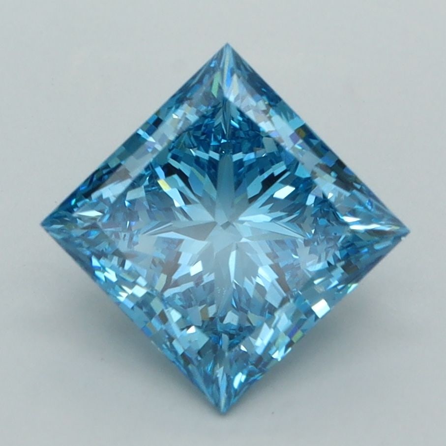 IGI Princess 2.5ct Fancy Vivid Blue VVS2 - Loose Lab Diamond: IGI Princess 2.5ct Fancy Vivid Blue VVS2 - Loose Lab Diamond Item Specifics: Source: This Is A Real Diamond Grown In A Lab Not Mined. Carat: 2.5 Cut: - Color: Fancy Vivid Blue Clarity: VVS2 Polish: EX