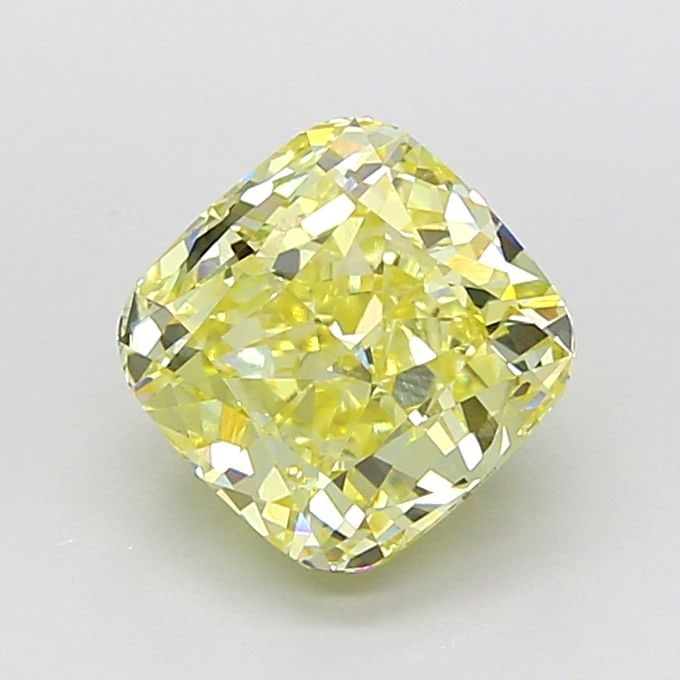 IGI Cushion Modified 2.6ct Fancy Intense Yellow VVS2 - Loose Lab Diamond: IGI Cushion Modified 2.6ct Fancy Intense Yellow VVS2 - Loose Lab Diamond Item Specifics: Source: This Is A Real Diamond Grown In A Lab Not Mined. Carat: 2.6 Cut: - Color: Fancy Intense Yellow